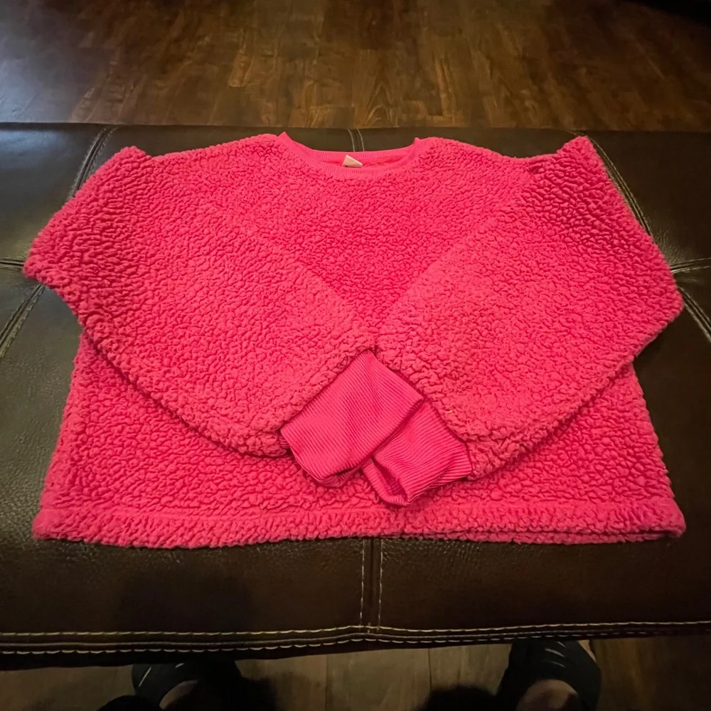 Old Navy Slouchy Sherpa Cropped Pullover for Girls